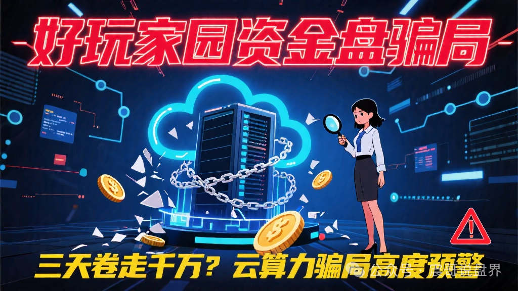 好玩家园资金盘骗局，三天卷走千万？云算力骗局高度预警