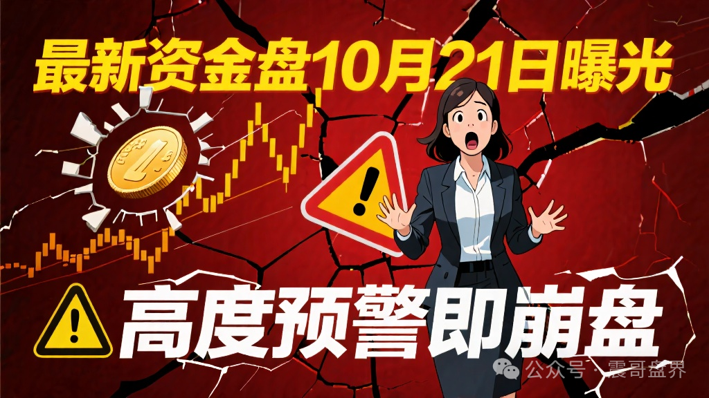 最新资金盘10月21日曝光，高度预警即崩盘