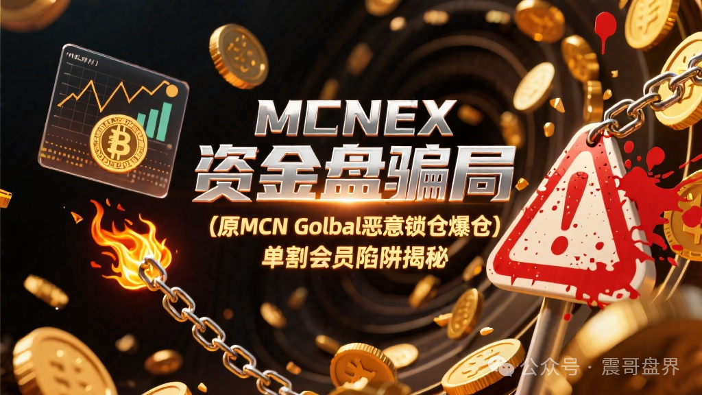 MCNEX，原MCN Golbal资金盘骗局，跟单员恶意锁仓爆仓，单割会员，高度预警