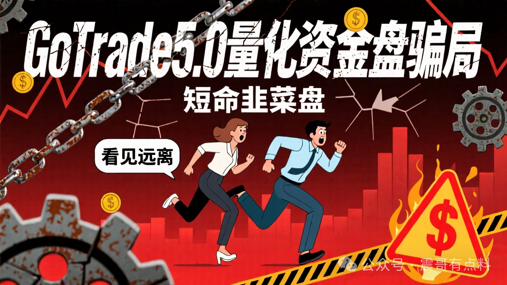 GoTrade5.0量化资金盘骗局，短命韭菜盘，看见远离