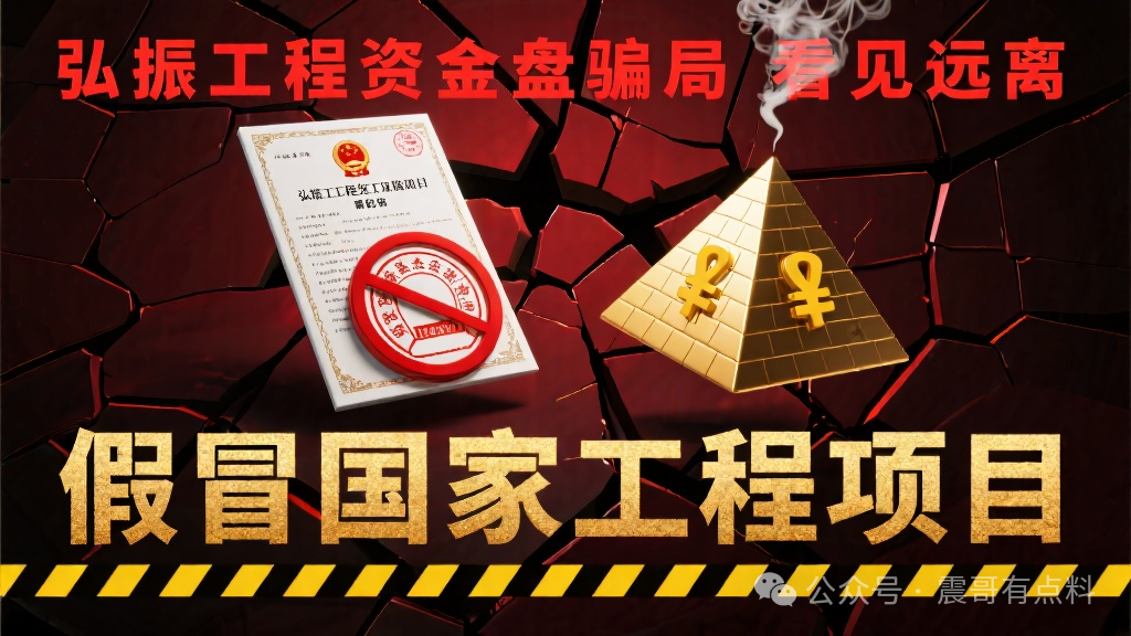 弘振工程资金盘骗局，假冒国家工程项目，看见远离
